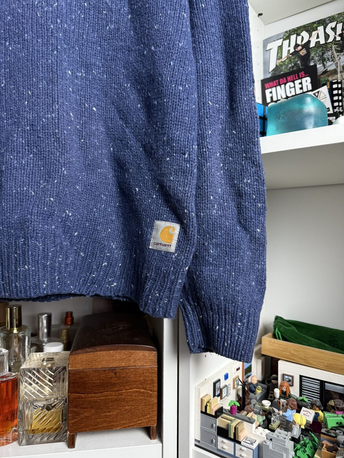 Carhartt × Carhartt Wip Vintage y2k Carhartt wool sweater S skate winter baggy casual Size US S / EU 44-46 / 1 - 3 Thumbnail