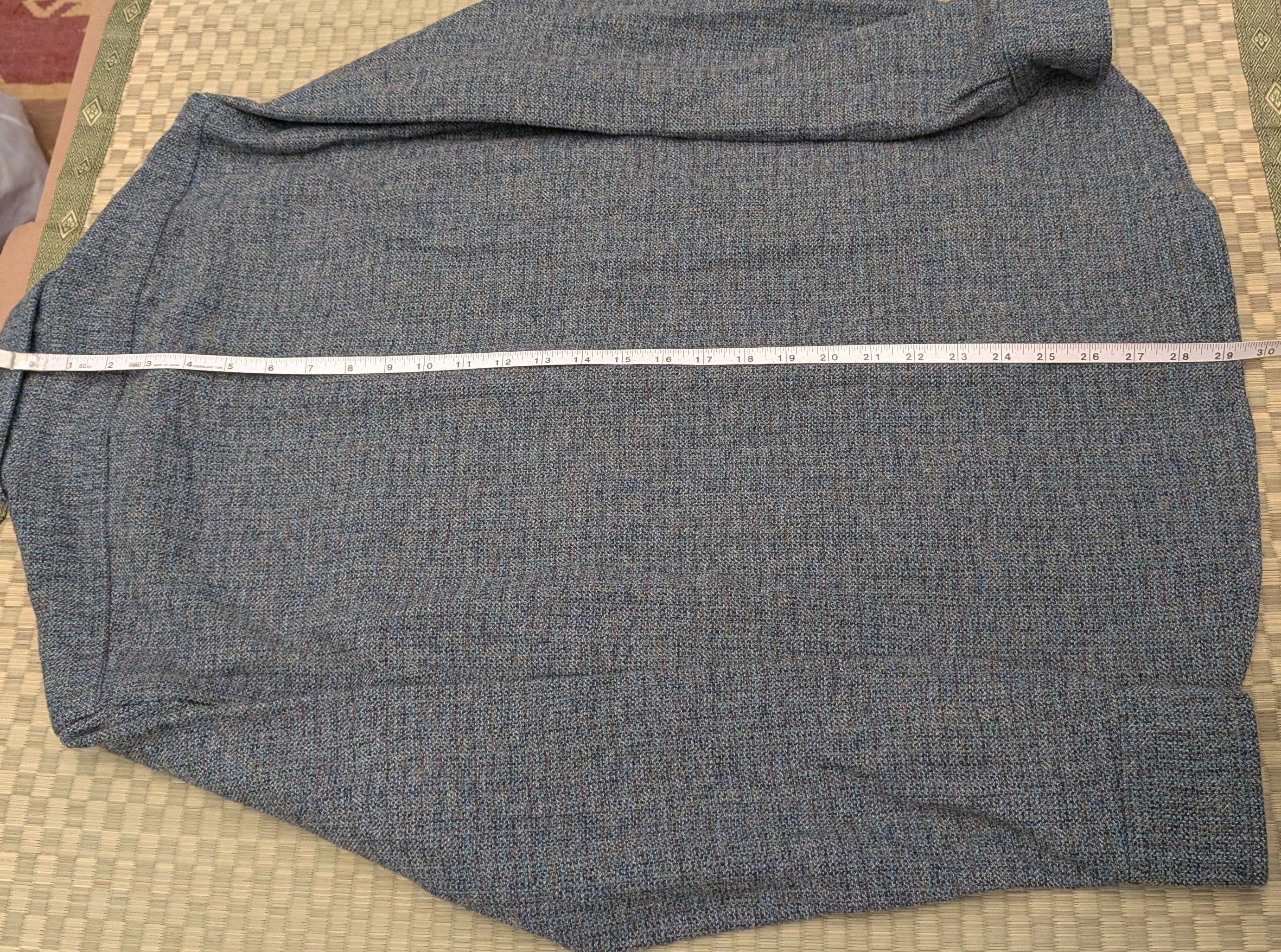 Gustin Gustin #1296 Electric Homespun Shirt in Ocean Made in USA Size US S / EU 44-46 / 1 - 6 Thumbnail