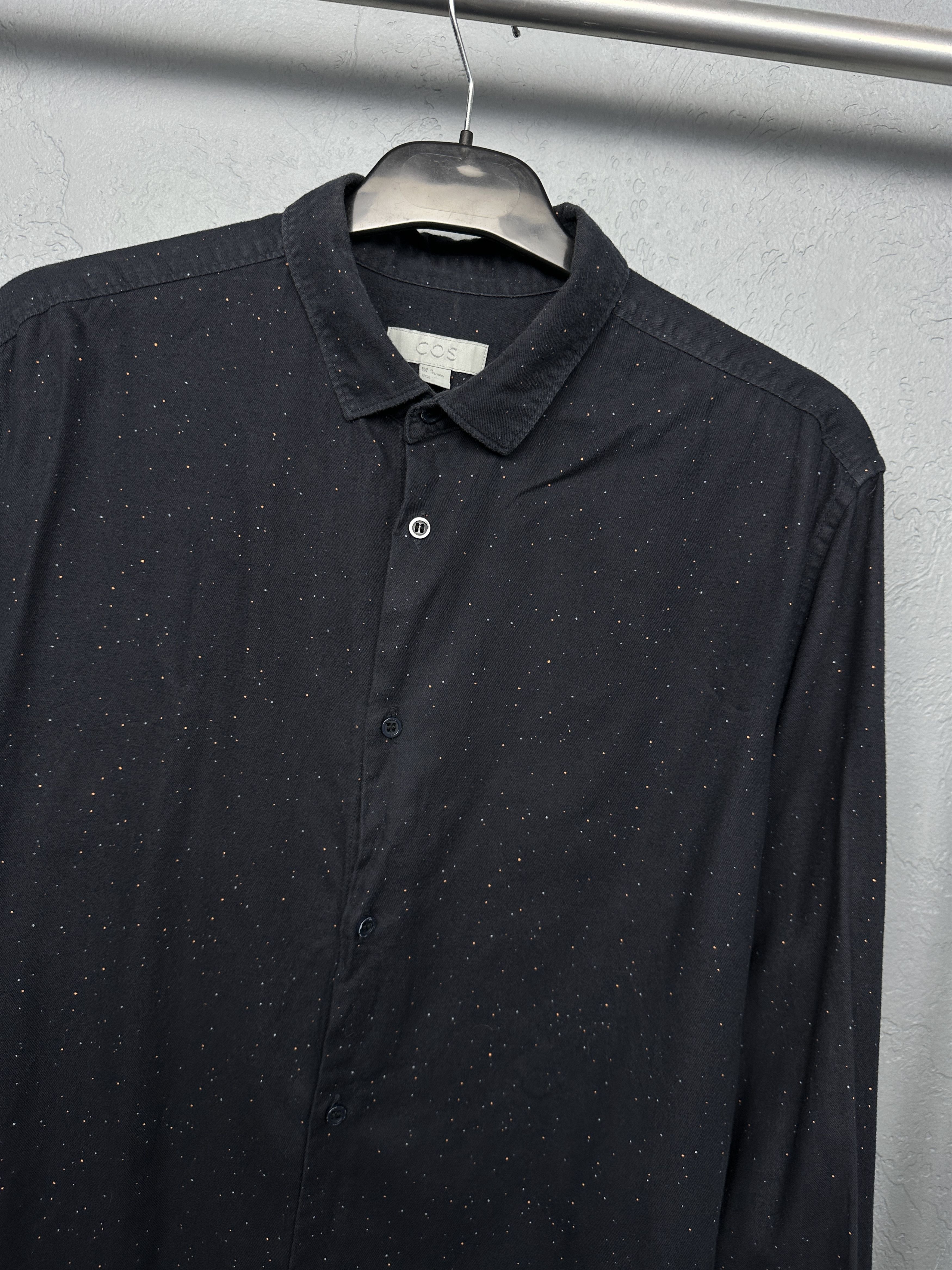 Cos Cos Mens Cotton Long Sleeve Shirt Size US M / EU 48-50 / 2 - 2 Thumbnail
