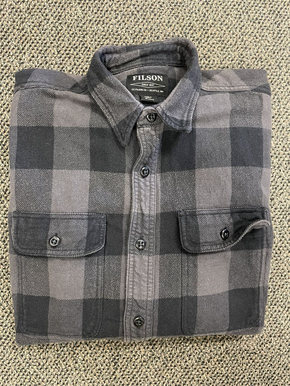 Filson Check Print Flannel Chores Shirt Size US M / EU 48-50 / 2 - 1 Thumbnail