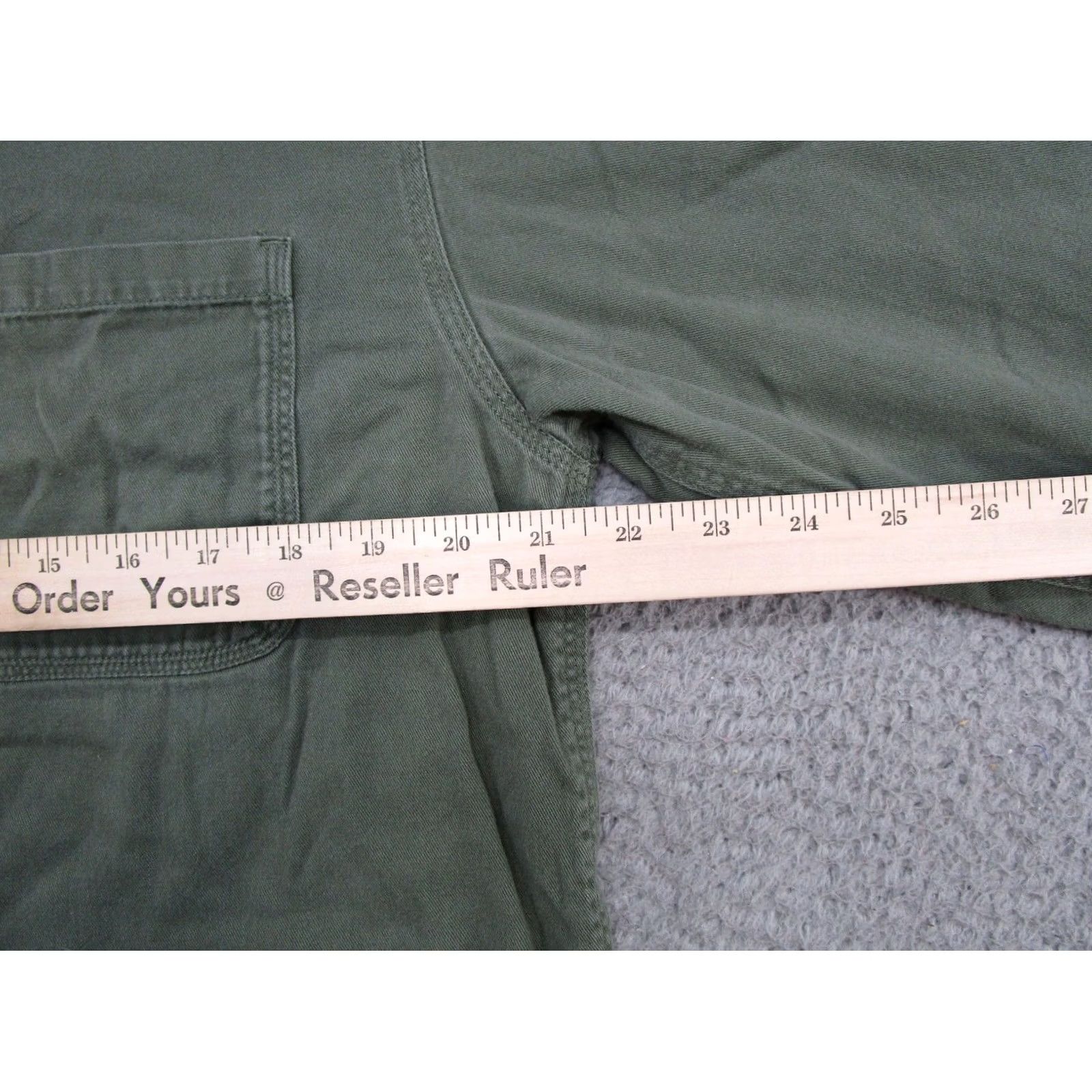 Vintage VTG Cabela's Plaid Lined Button-Up Shirt Jacket Shacket Women's M Green Casual Shirt Mens? Size M / US 6-8 / IT 42-44 - 5 Thumbnail