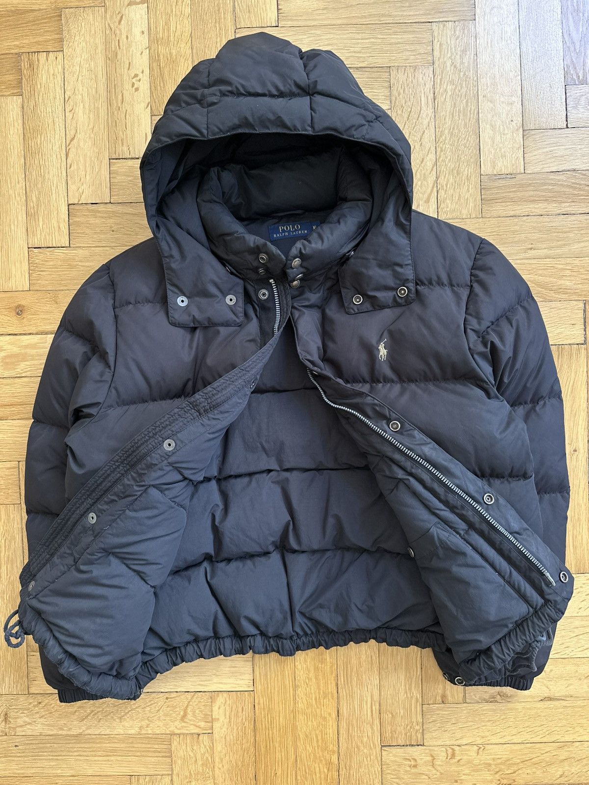 Polo Ralph Lauren Polo Ralph Lauren Vintage Rare Cropped Down Puffer Jacket Size US L / EU 52-54 / 3 - 4 Thumbnail