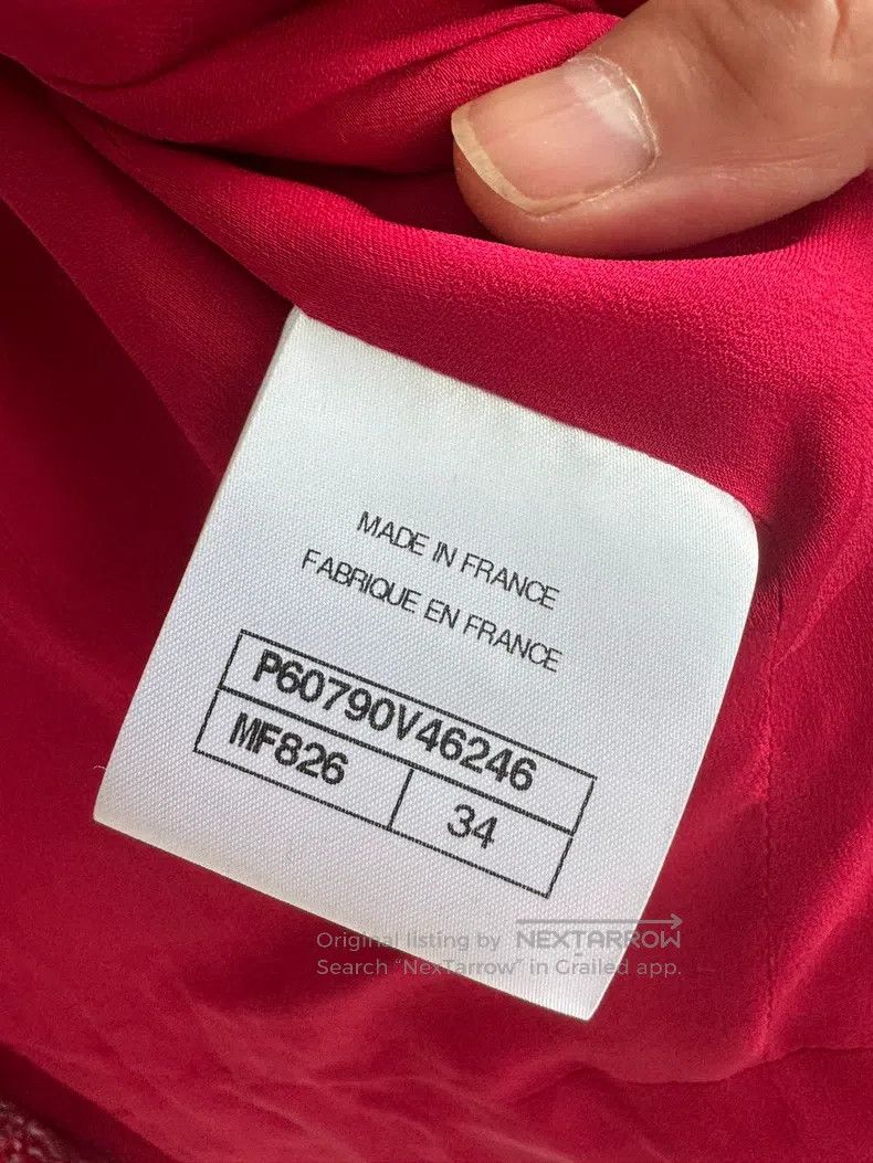 Chanel Chanel 19p red twill tweed jacket Size XXS / US 00 / IT 34 - 6 Thumbnail