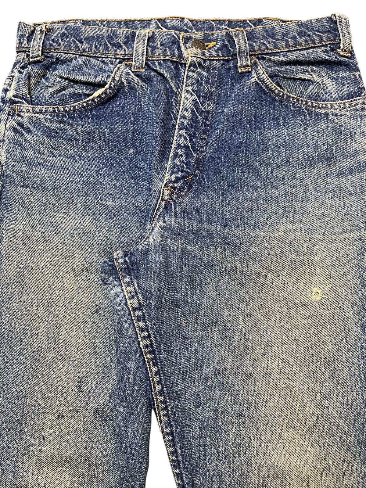 Levi's Crazy Vintage 70s Levis Orange Tab E #23 Bootcut Wide Leg Size US 30 / EU 46 - 4 Thumbnail