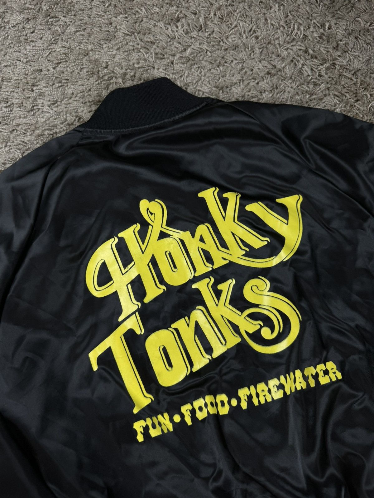 Vintage Vintage jacket bomber Honky Tonks USA 90s original item Size US L / EU 52-54 / 3 - 2 Thumbnail