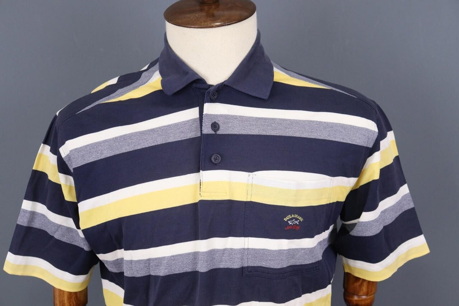 Paul & Shark Paul & Shark Yachying Multicolor Striped Shprt Shirt Size M Size US M / EU 48-50 / 2 - 4 Thumbnail