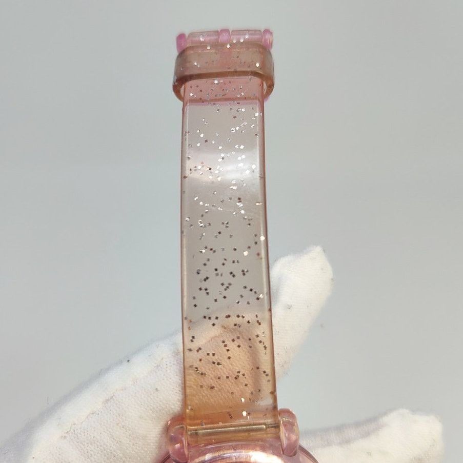 Disney Disney Cinderella Pink Plastic Analog Watch Size ONE SIZE - 3 Thumbnail