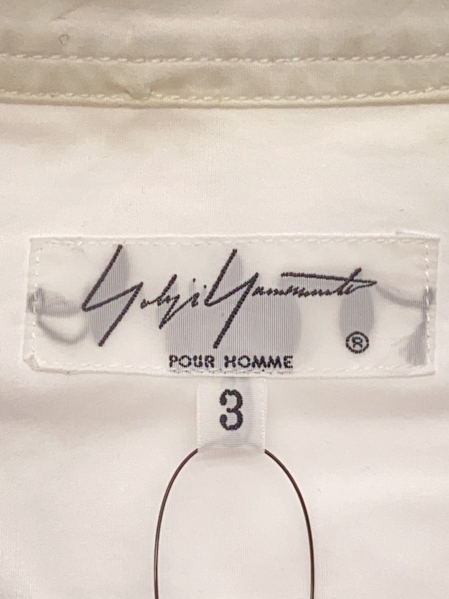 Yohji Yamamoto yohji yamamoto POUR HOMME WHT/plain long sleeve shirt Size US L / EU 52-54 / 3 - 3 Thumbnail