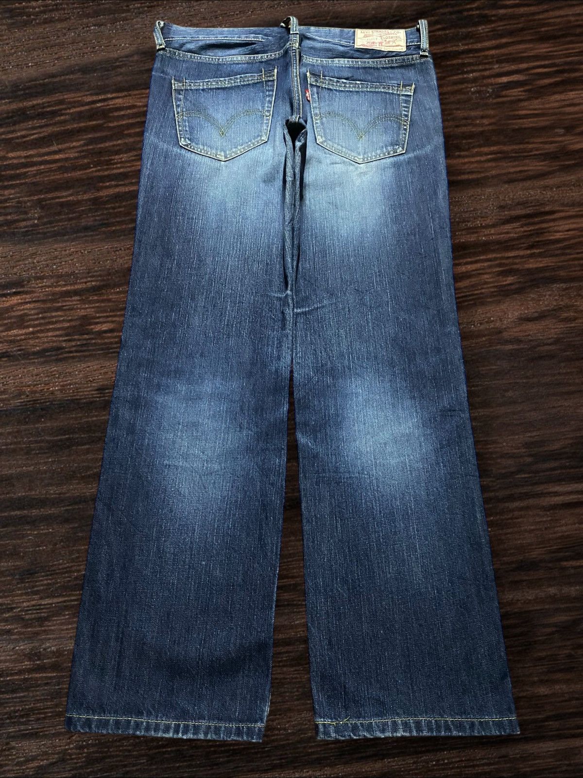 Levi's Vintage Levis Faded Wash Distressed Staright Jeans Size US 31 - 2 Thumbnail