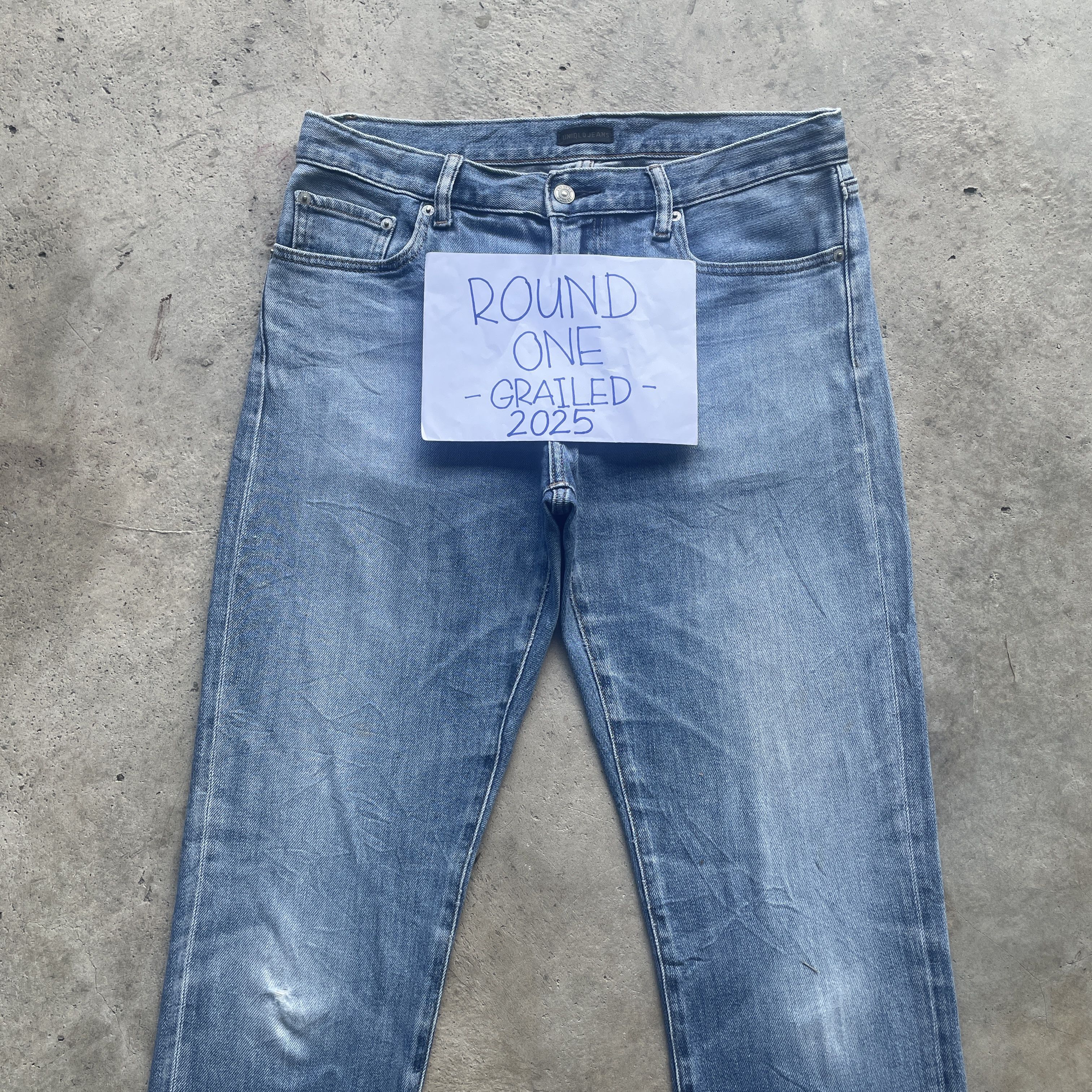 Japanese Brand VINTAGE JAPANESE BRAND DENIM FADED PANTS JEANS W33x30.5 Size US 33 - 3 Thumbnail