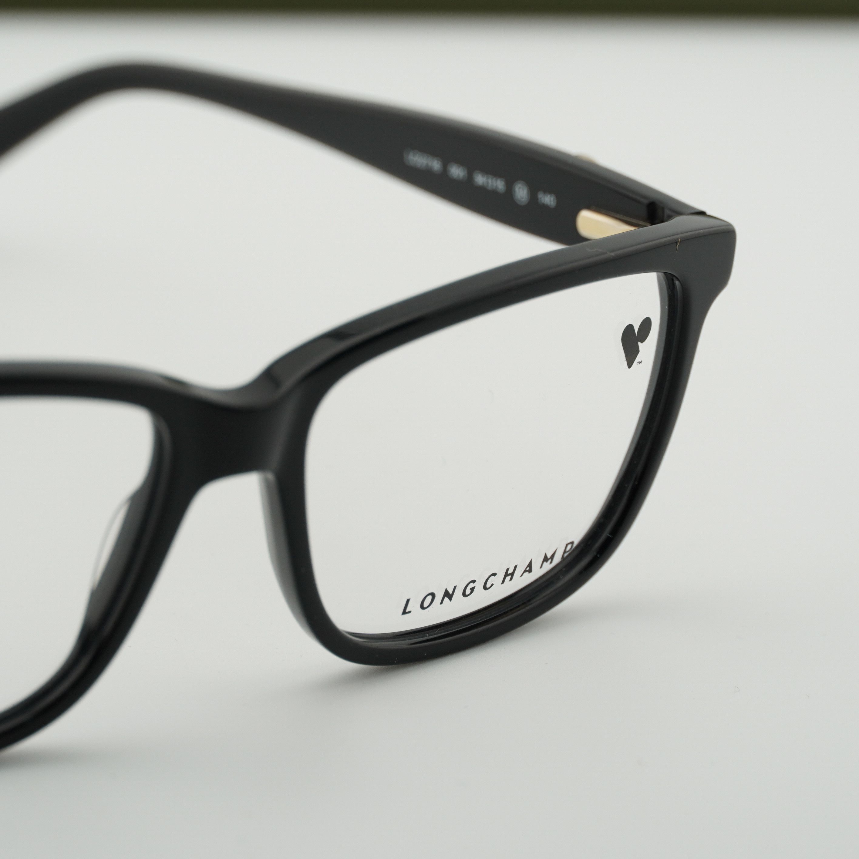 Longchamp Longchamp LO2716 001 Eyeglasses Black 54mm Rectangle Frame Size ONE SIZE - 8 Thumbnail