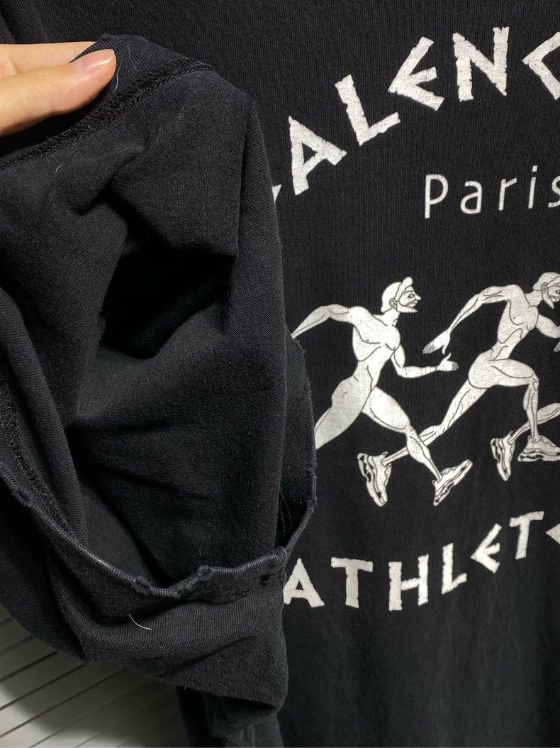 Balenciaga Balenciaga Marathon monogrammed logo short sleeves 2503-Nex Size US XS / EU 42 / 0 - 6 Thumbnail