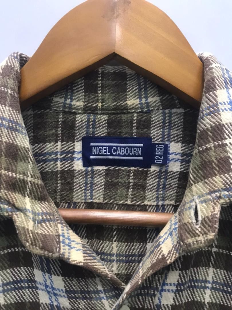 Nigel Cabourn NIGEL CABOURN - Cotton Flannel Button Up Shirt Size US M / EU 48-50 / 2 - 6 Thumbnail