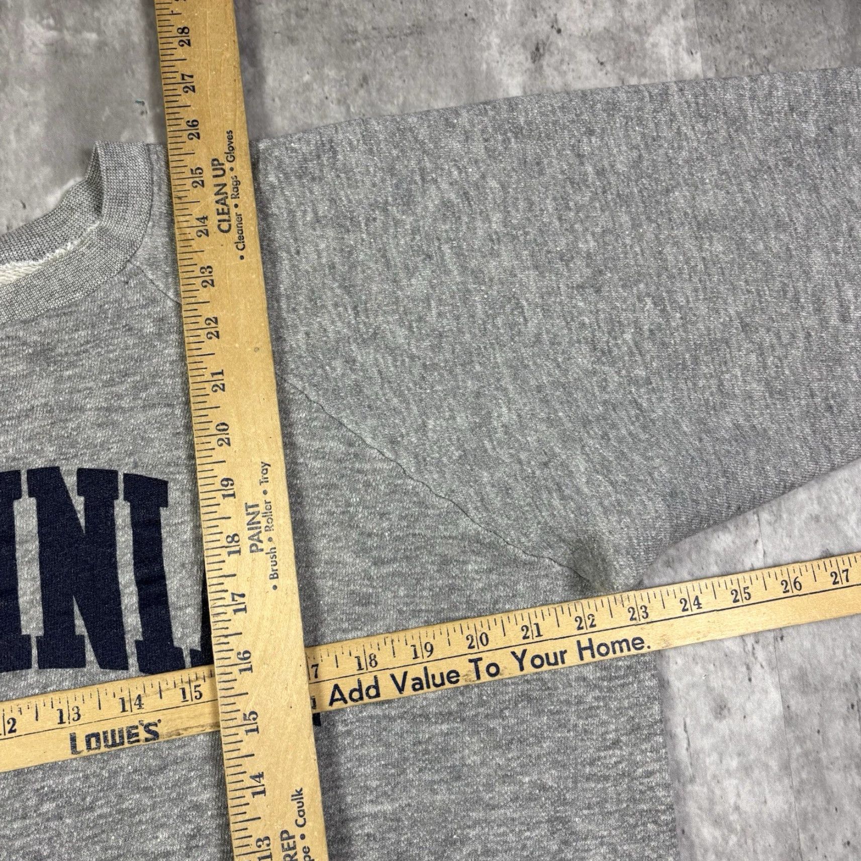 Vintage VINTAGE Healthknit Sweatshirt Mens Large Pullover Gray 70s Virginia Raglin Graphic Print Logo Angel Atom Batman USA Classic 80s Size US L / EU 52-54 / 3 - 5 Thumbnail