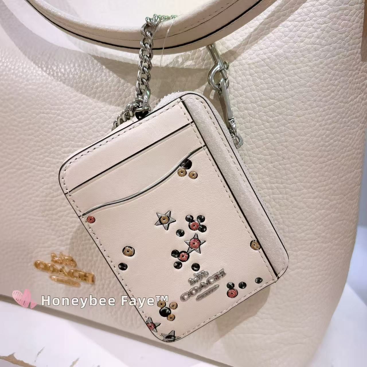 Coach NWT Coach Zip Card Case With Star Print CCO26 Size ONE SIZE - 4 Thumbnail
