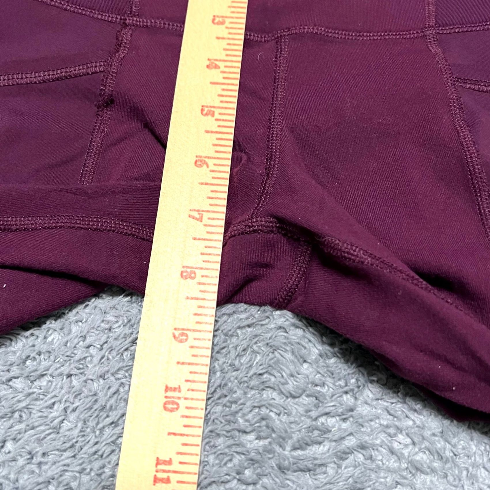 Lululemon Lululemon Leggings Womens XS 2 Avenue Maroon Hyper Stripe Size 26" / US 2 / IT 38 - 6 Thumbnail