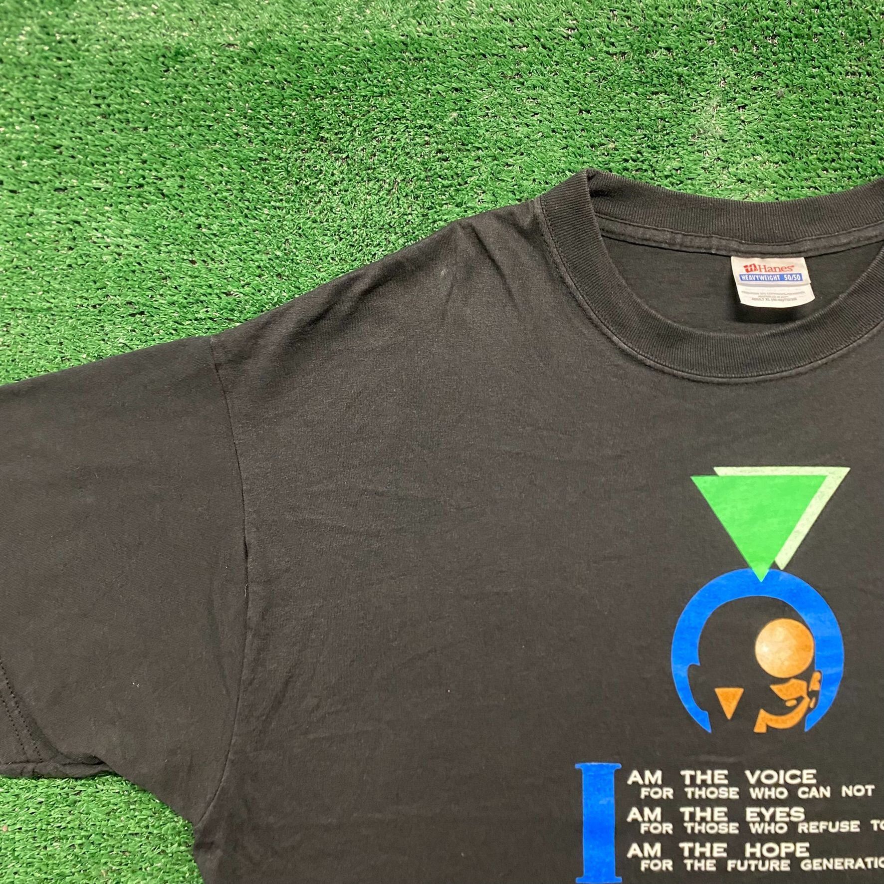 Hanes Vintage Y2K Pro Life Abortion Conservative Political Tee Size US XL / EU 56 / 4 - 2 Thumbnail