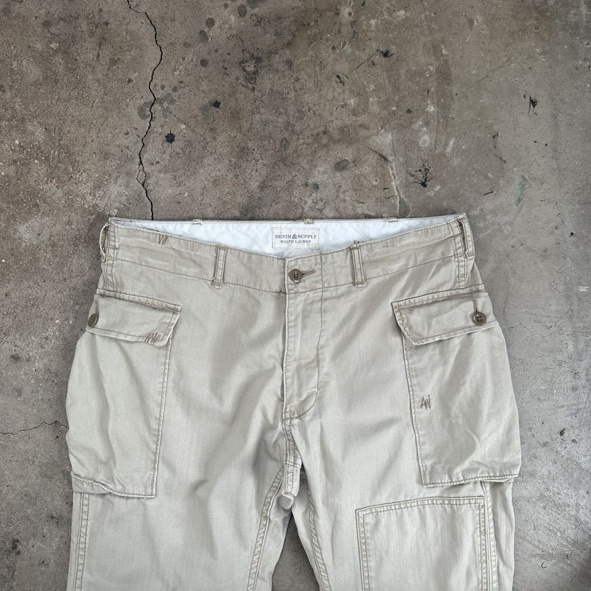 Denim & Supply Ralph Lauren Denim & Supply Ralph Lauren Cargo Utility Military Pants Size US 34 / EU 50 - 4 Thumbnail