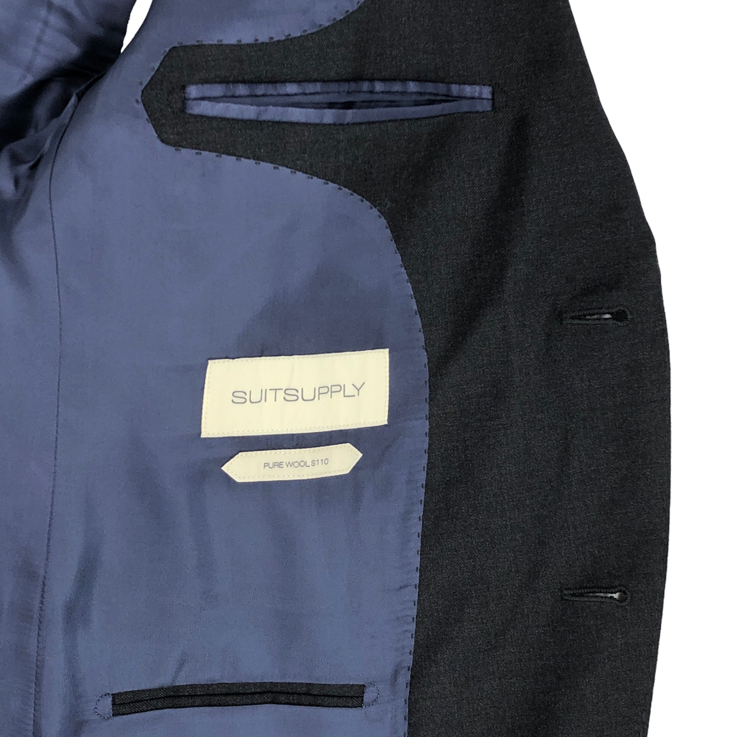 Suitsupply Napoli Single Breasted Wool Formal Suit UK/US:40 - W34 L32 Size 40R - 10 Thumbnail
