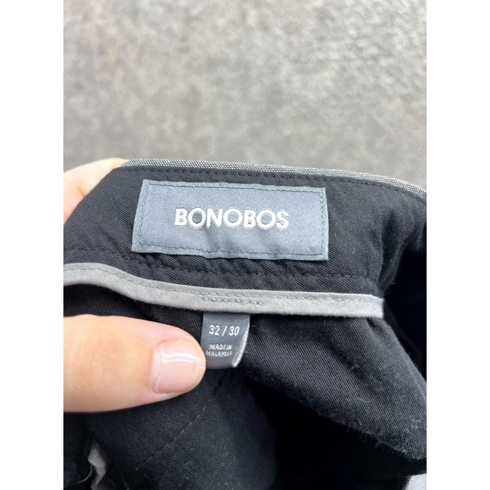 Bonobos Bonobos Pants Mens 32x30 Gray Chino Stretch Slim Fit Tapered Office Casual Flat Front Pockets Size US 32 / EU 48 - 3 Thumbnail