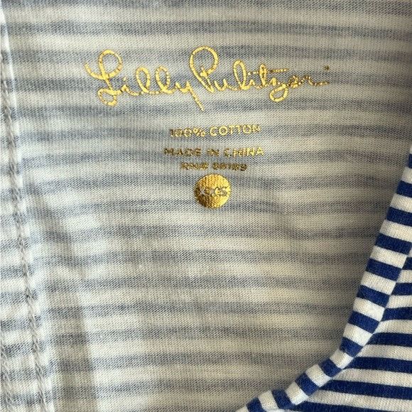 Lilly Pulitzer Lilly Pulitzer Beacon Navy white orange striped Dress Size XXS / US 00 / IT 34 - 7 Thumbnail