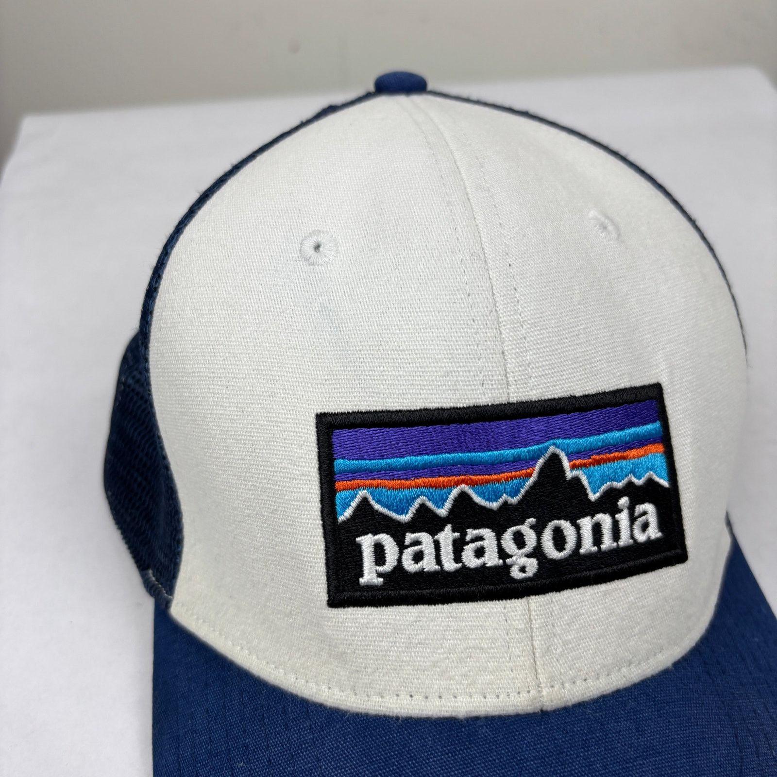 Patagonia Patagonia Snapback Trucker Hat P-6 Logo Cap Blue Gorpcore Size ONE SIZE - 12 Thumbnail