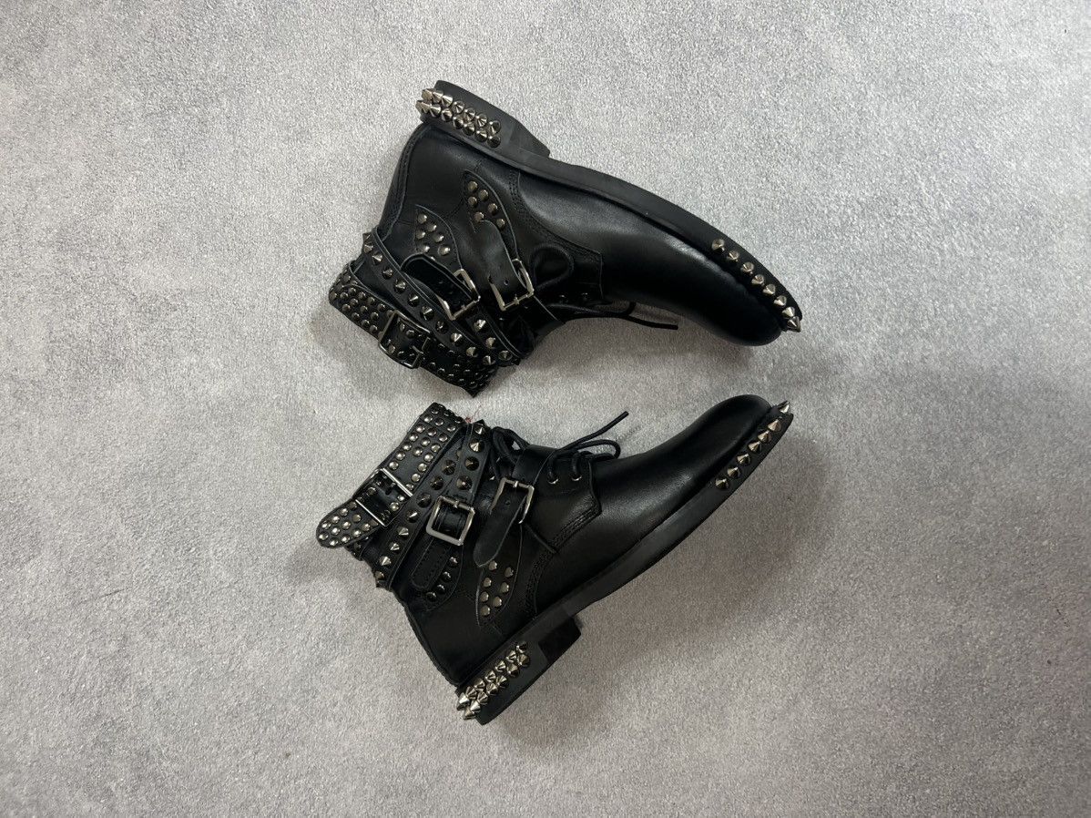 Yves Saint Laurent YvesSaintLaurent Luxury Biker Leather hype archival shoes Size US 7.5 / IT 37.5 - 4 Thumbnail
