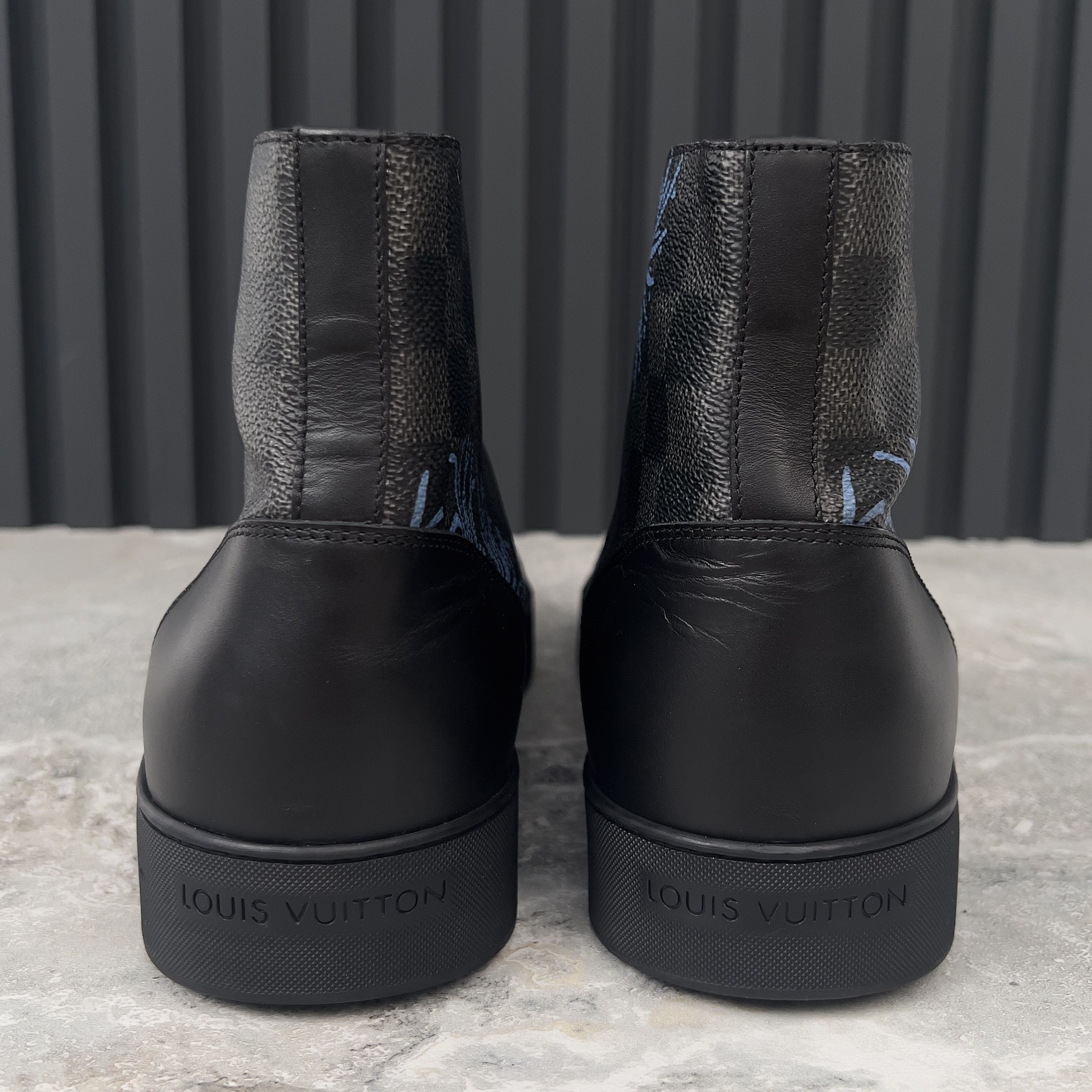 Louis Vuitton Louis Vuitton Match Up Kim Jones Sneaker Damier Leather Size US 11.5 / EU 44-45 - 9 Thumbnail