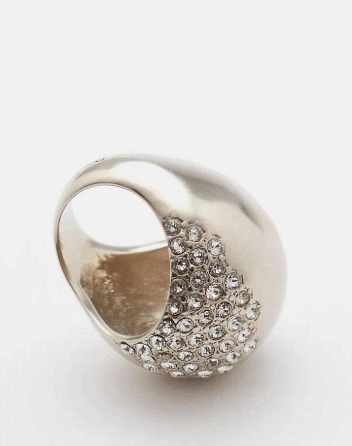 Saint Laurent Paris SAINT LAURENT Crystal-Embellished Ring Size ONE SIZE - 4 Thumbnail