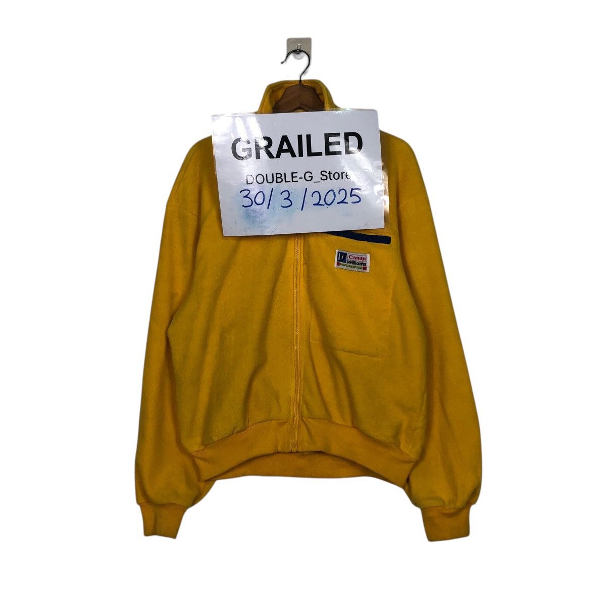 Japanese Brand × Vintage 📌Vintage Bomber Jacket Canon Williams Formula 1 Racing Size US L / EU 52-54 / 3 - 1 Thumbnail