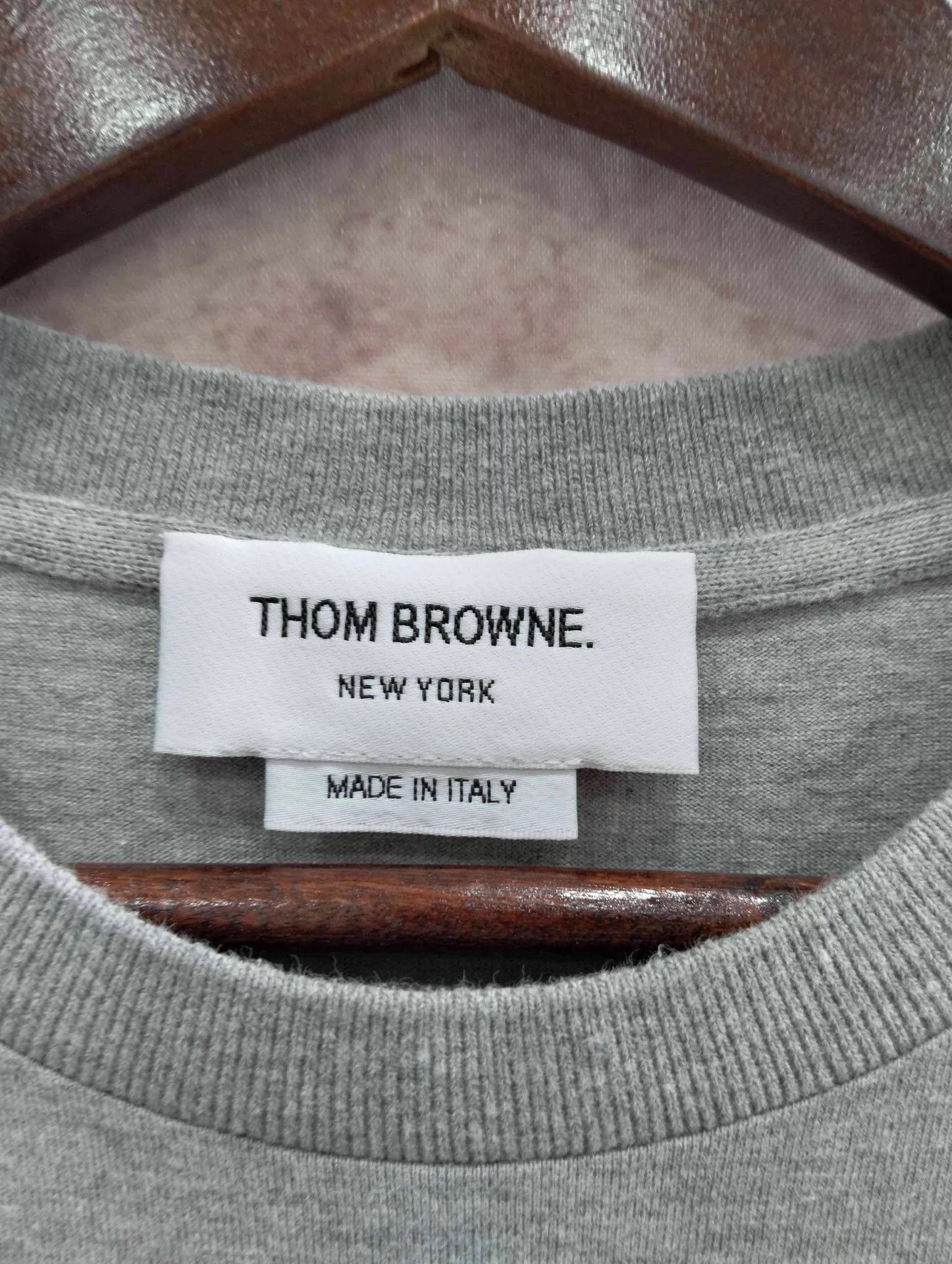 Thom Browne Thom Browne Gray Stripe Long Sleeve Shirt Size 1 Size US S / EU 44-46 / 1 - 4 Thumbnail