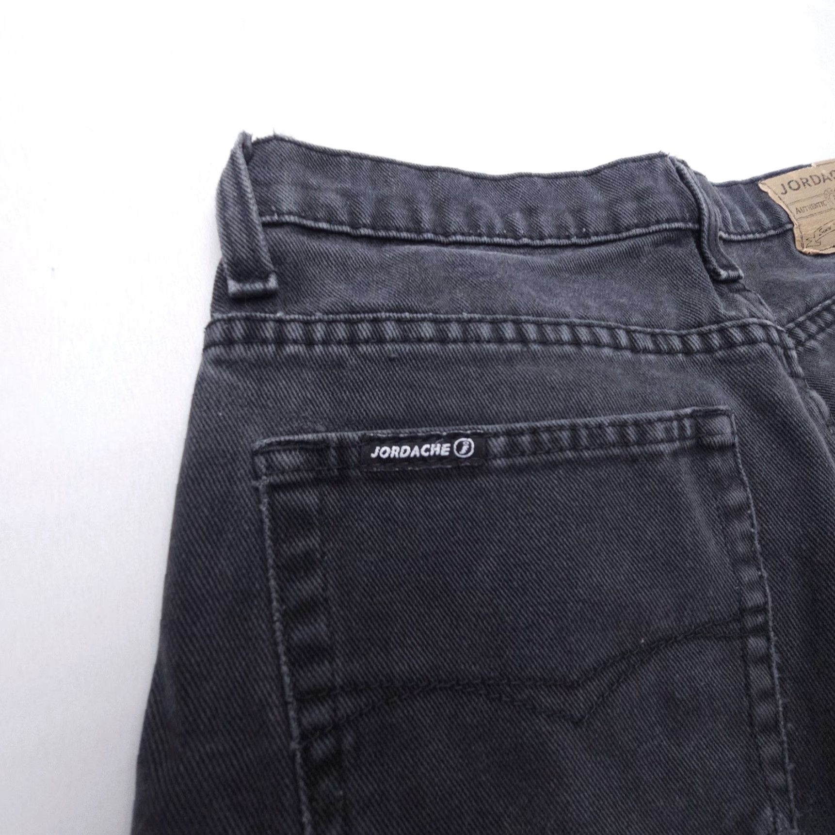 Jordache VINTAGE Jordache Jeans Size 31 Black High Rise Denim 90s Y2K 2000s Womens Size 24" / US 00 / IT 34 - 4 Thumbnail