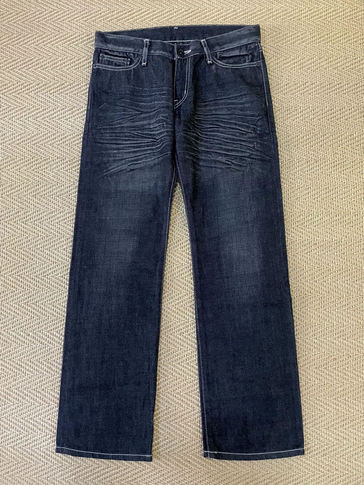 Neighborhood NEIGHBORHOOD 06EX Black Washed Jeans Size US 27 - 1 Thumbnail