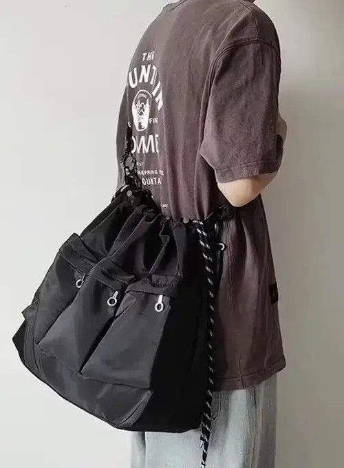 Japanese Brand Fashion hip hop large bucket bag shoulder bag Size ONE SIZE - 3 Thumbnail
