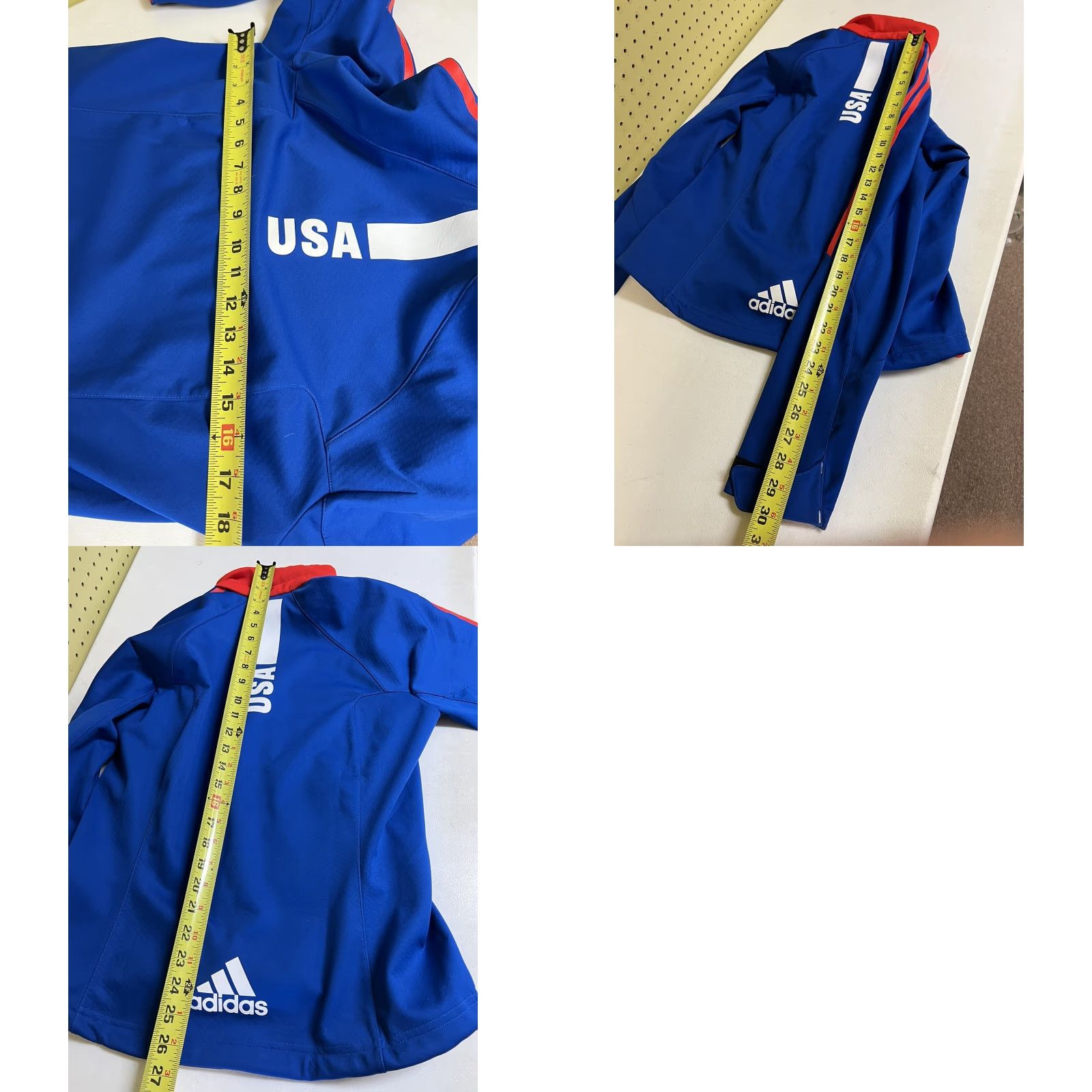 Adidas adidas USA Biathalon Warm-Up Jacket Track Jacket Women's Small Ski SPDR Sponsors Multicolor Men? Wait. Size S / US 4 / IT 40 - 8 Thumbnail