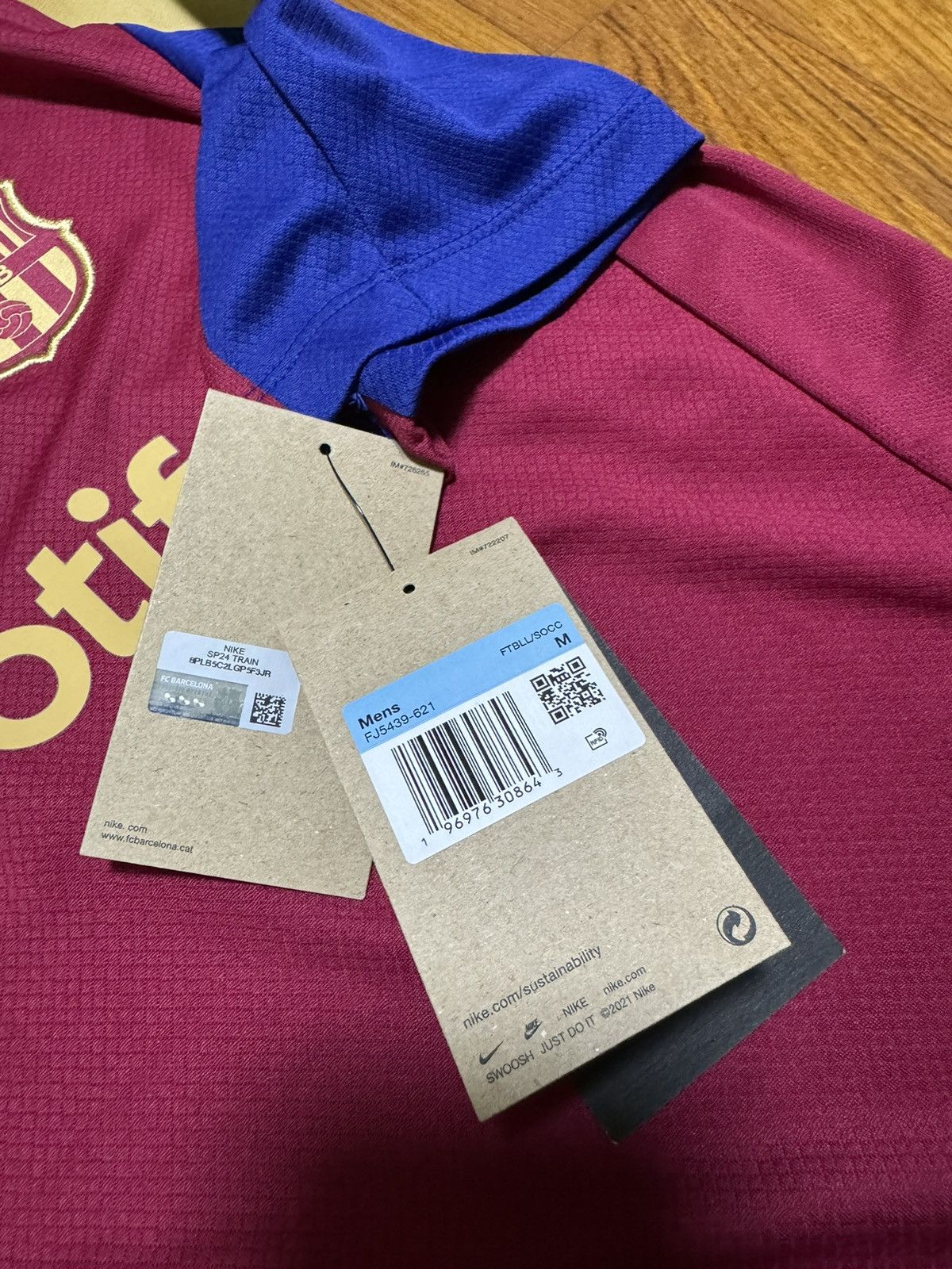 Nike Nike Barcelona FC Strike Training 2023/2024 Spotify Jersey Size US M / EU 48-50 / 2 - 8 Thumbnail