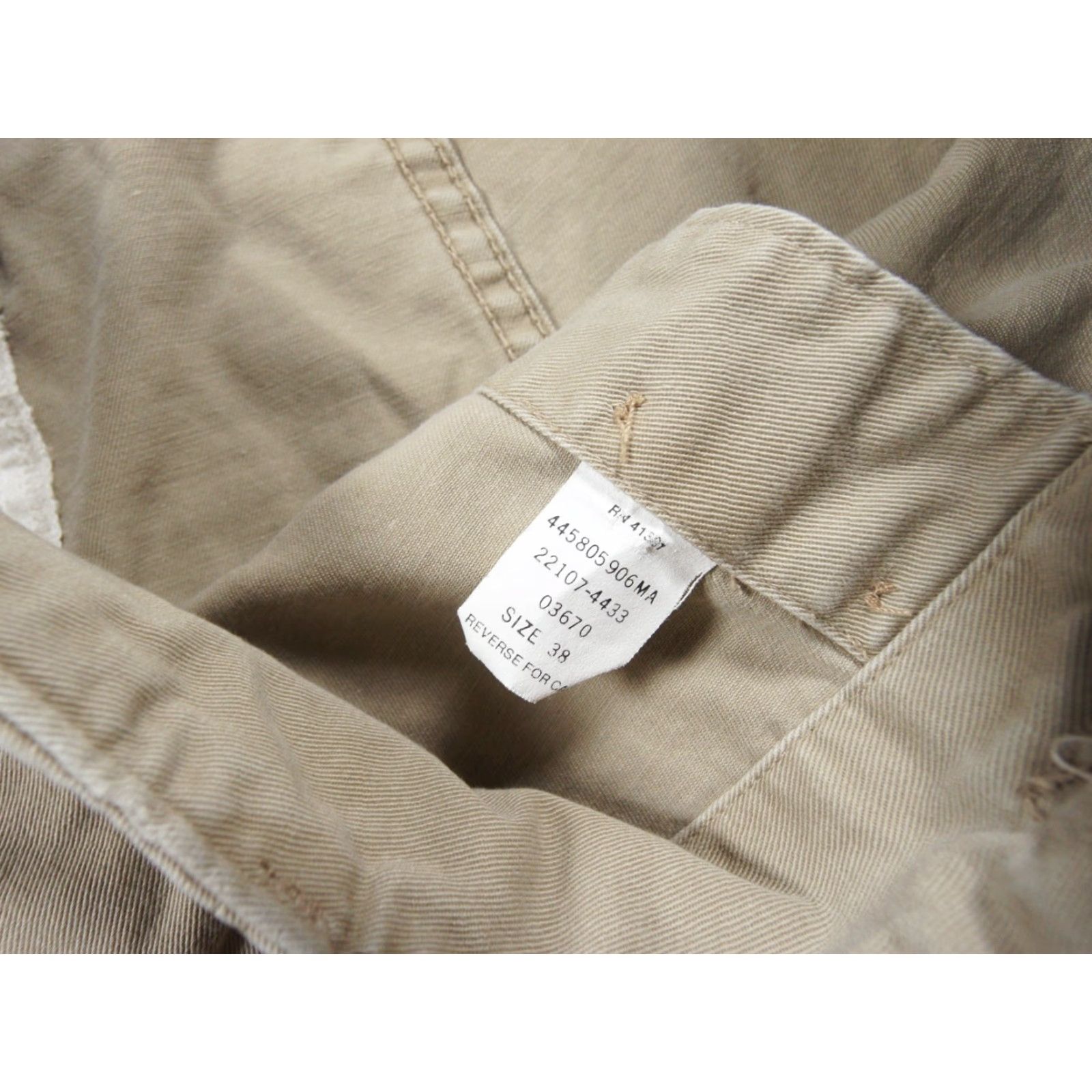 Polo Ralph Lauren VINTAGE Polo Ralph Lauren Shorts Mens 38 Beige Cargo Pockets Utility 90s Adult Size US M / EU 48-50 / 2 - 6 Thumbnail