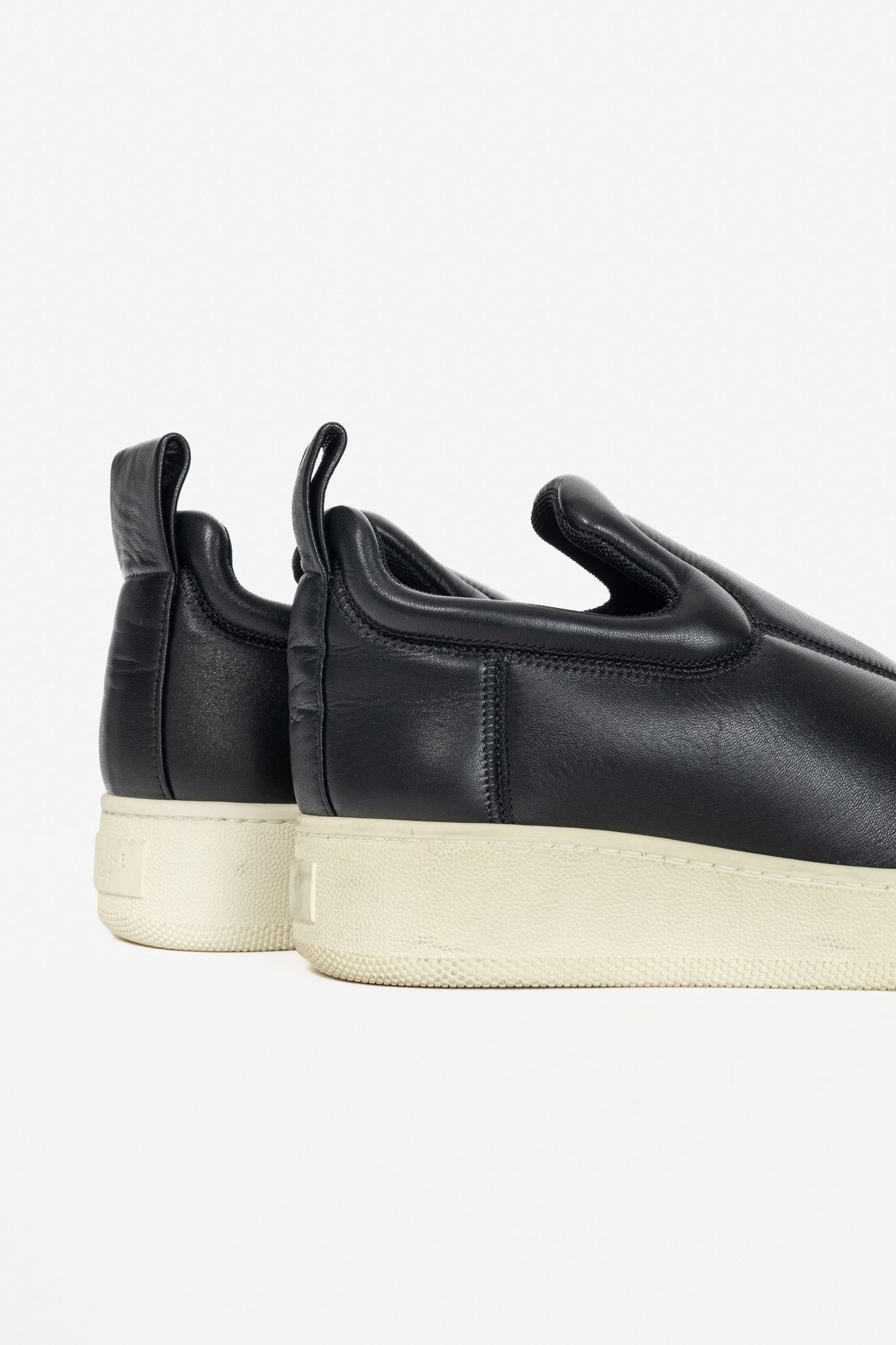 Celine Celine AW15 Black Padded-Leather Slip-On Platform Sneakers Size US 5.5 / IT 35.5 - 7 Thumbnail