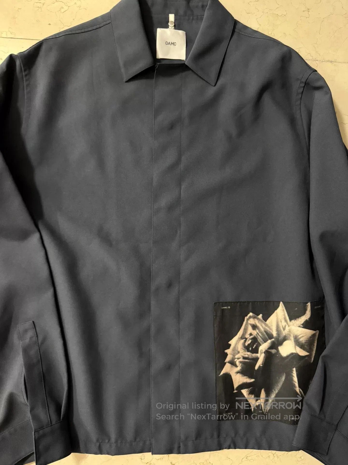 OAMC OAMC Silk Rose Patch Jacket Shirt. Size US S / EU 44-46 / 1 - 2 Thumbnail