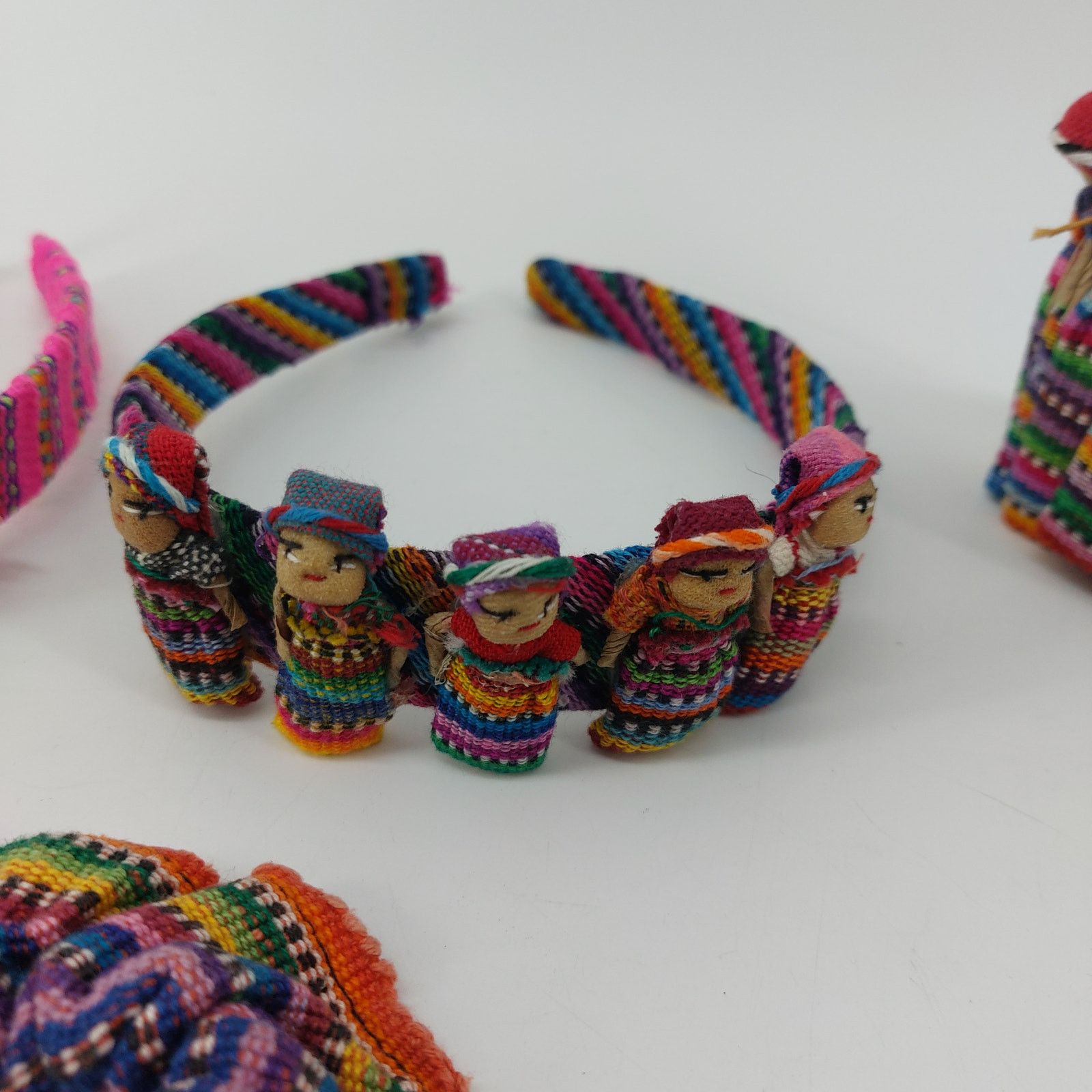 Other Guatemala Head Bands Hair Clips Accessories Handmade Dolls Size ONE SIZE - 5 Thumbnail