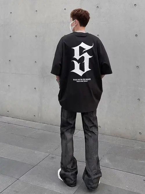 Japanese Brand × Jean High Street Waxed Coated Aged Black Micro Flare Jeans Size US 32 / EU 48 - 3 Thumbnail