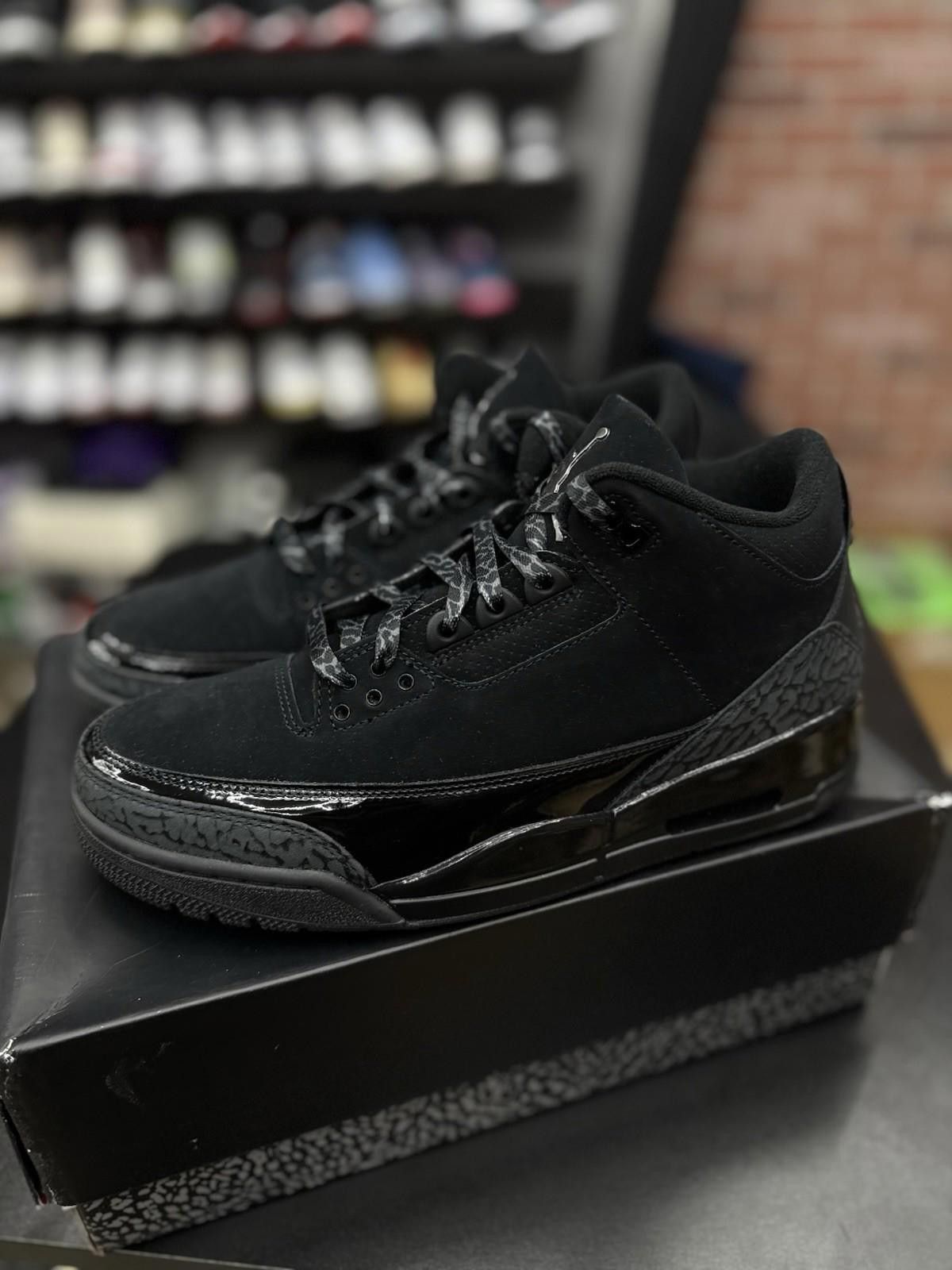 Jordan Brand Nike Air Jordan 3 Retro “Black Cat” CT8532-001 Size 10 New Size US 10 / EU 43 - 3 Thumbnail