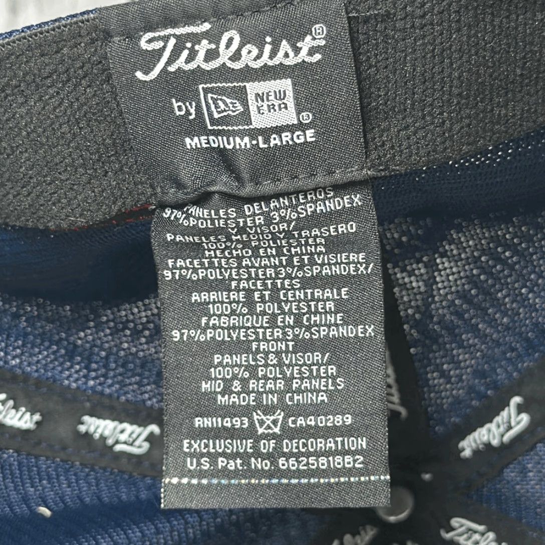 Titleist Titleist Golf Hat - Blue Embroidered - Tour Performance - Pro V1 - Fitted - One Size - Gray Multicolor - Snapback - Unisex Adults Size ONE SIZE - 7 Thumbnail