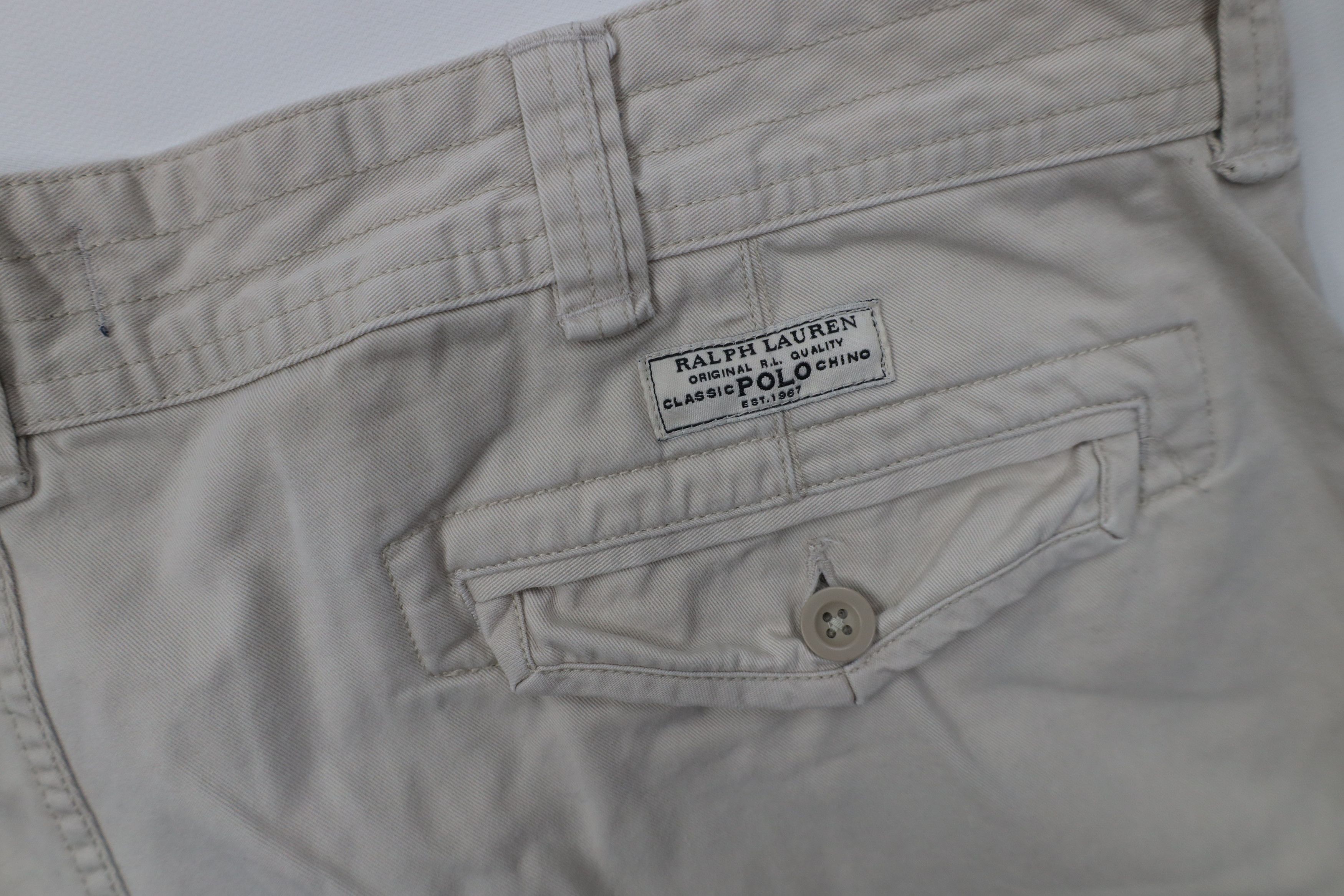 Ralph Lauren Vintage 90s Ralph Lauren Heavyweight Cargo Shorts Cotton Size US 44 / EU 60 - 13 Thumbnail