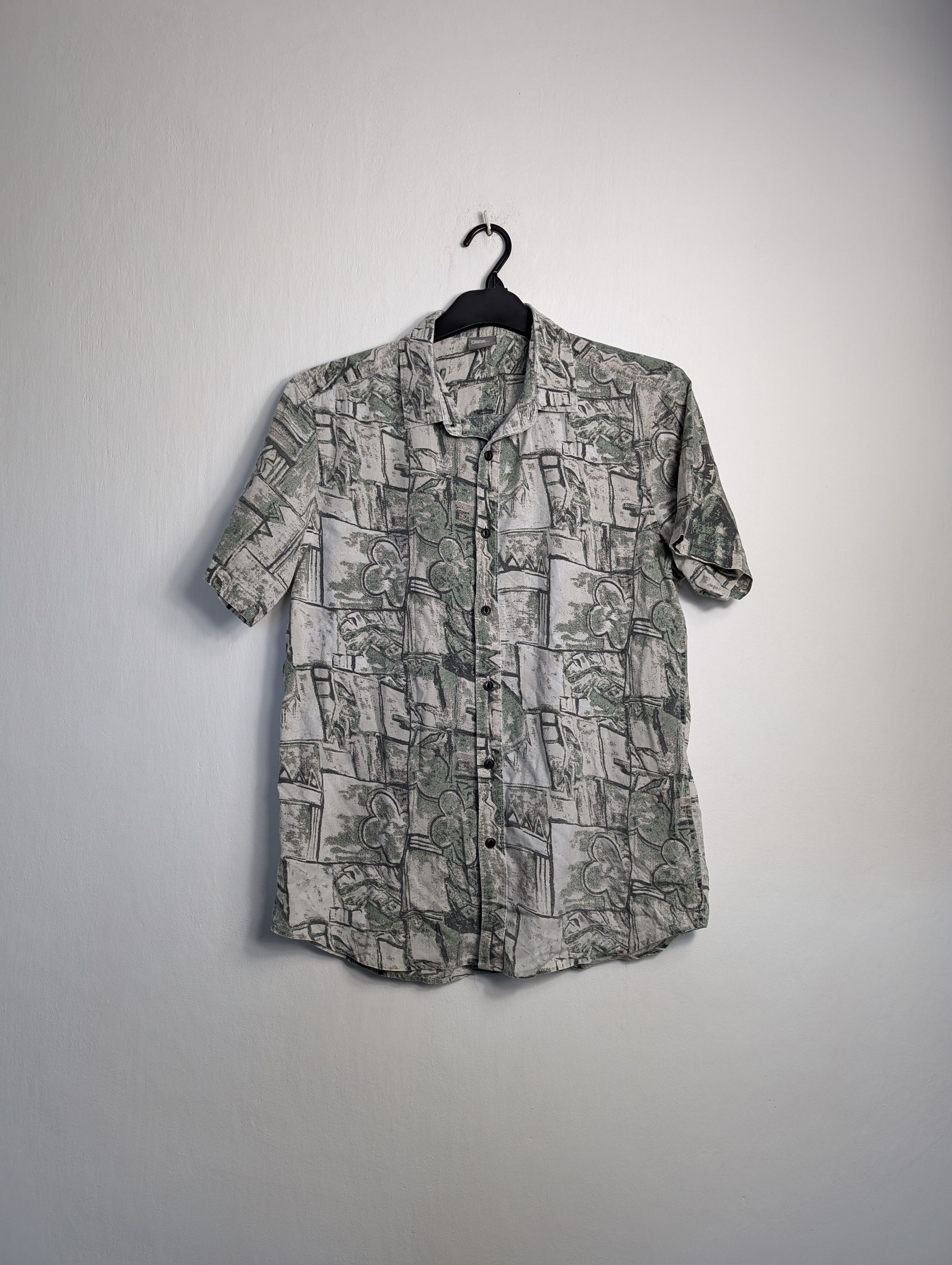 Vintage Vintage Y2K Hawaiian Shirt - Summer Floral Palm Tree Print Size US M / EU 48-50 / 2 - 1 Thumbnail