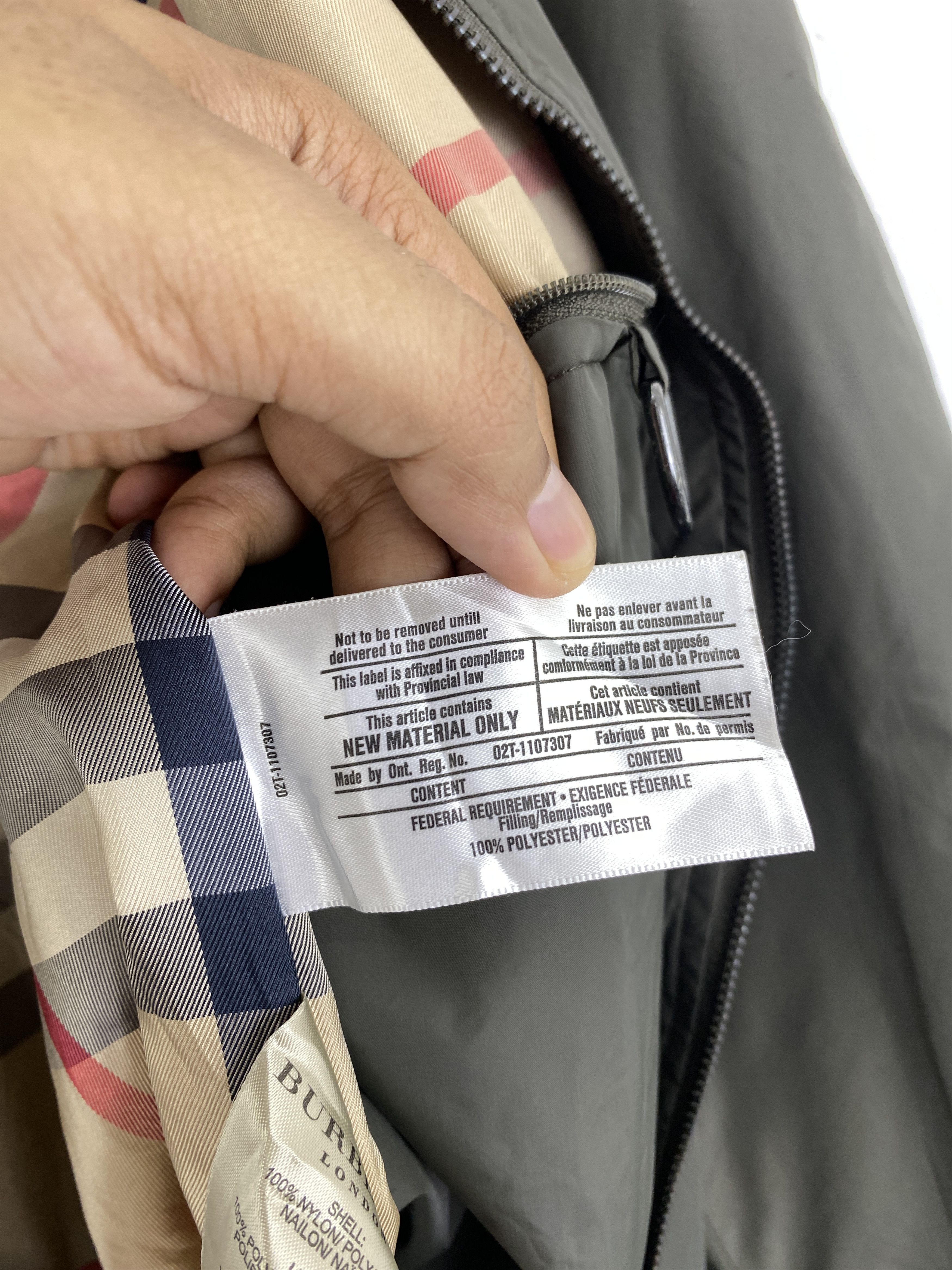 Burberry Vintage Burberry Zipper Dark Green Jacket JA0190 Size US L / EU 52-54 / 3 - 6 Thumbnail
