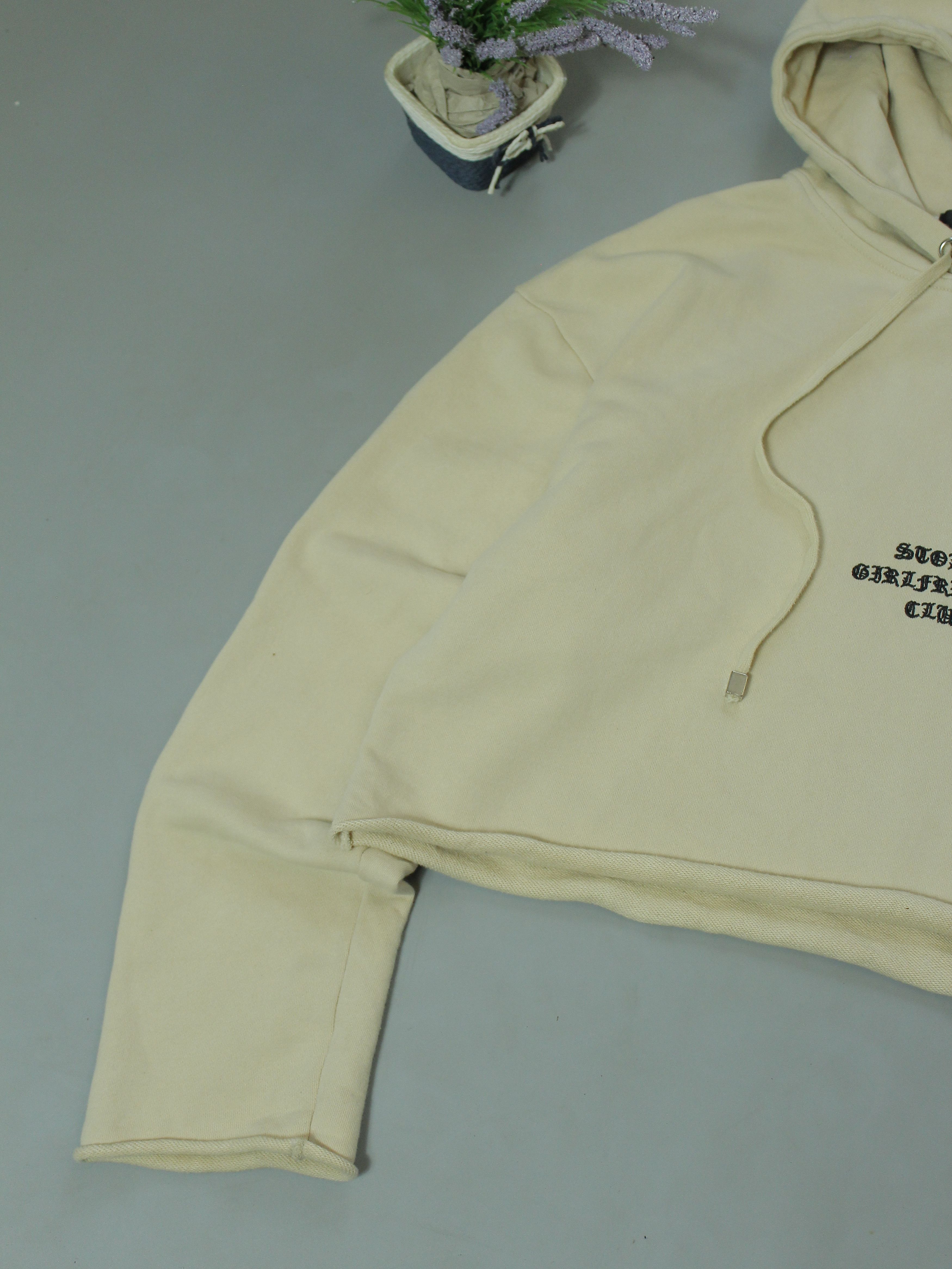 Stolen Girlfriends Club SGC CROP TOP WOMENS HOODIE OVERSIZE CENTER LOGO EMBROIDED Size M / US 6-8 / IT 42-44 - 4 Thumbnail