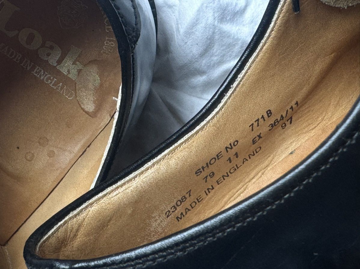 Loake Loake 771B Black classic polished leather derby Size US 11 / EU 44 - 17 Thumbnail