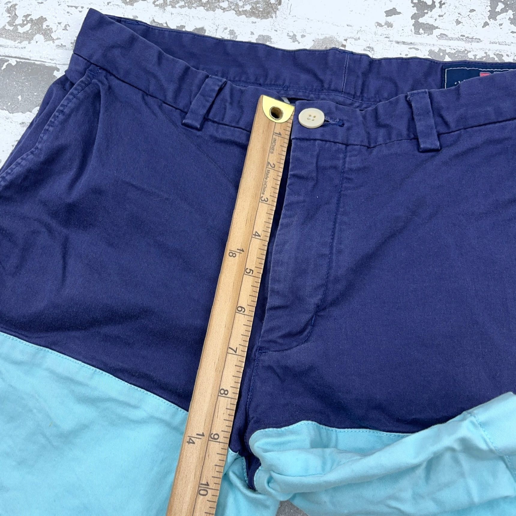 Vineyard Vines Vineyard Vines Chino Shorts Men 30 Blue Twill Golf Colorblock Whale Shep & Ian Size US 30 / EU 46 - 7 Thumbnail