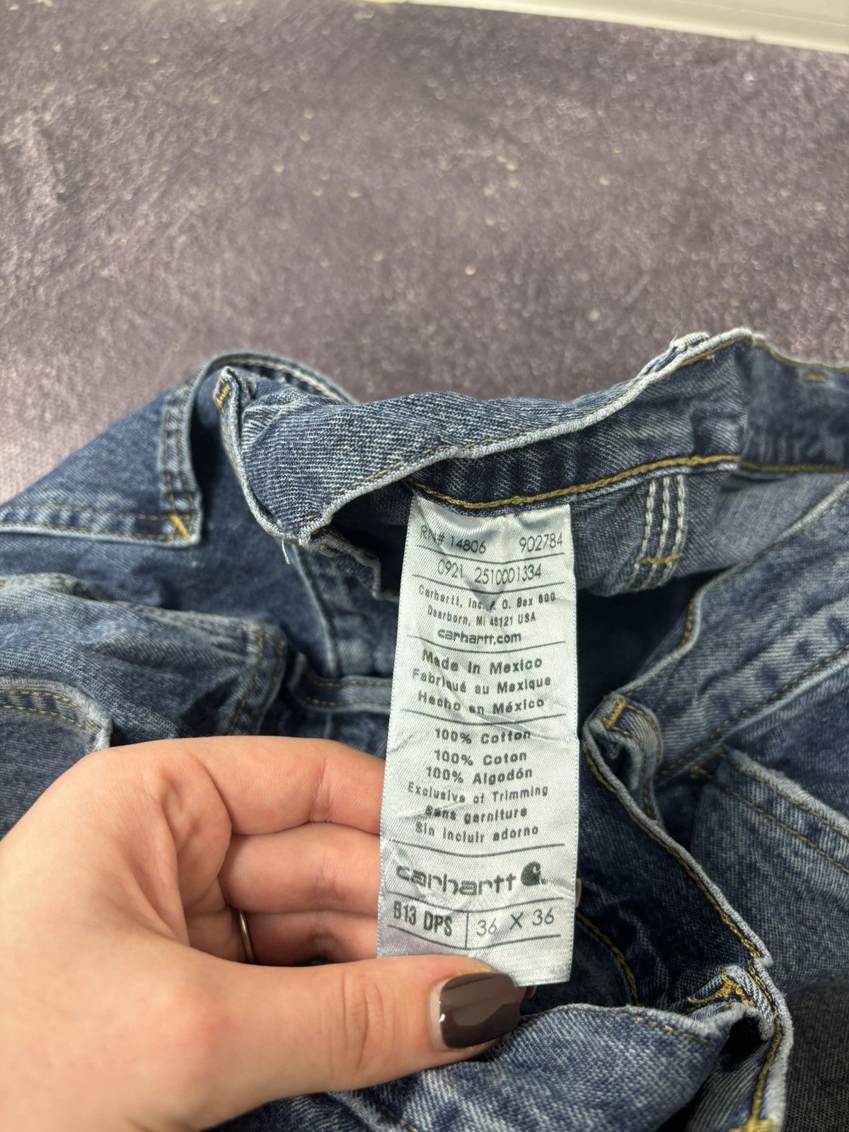 Carhartt Vintage Carhartt USA Straight Fit Denim Work Hype Jeans Size US 36 / EU 52 - 16 Thumbnail